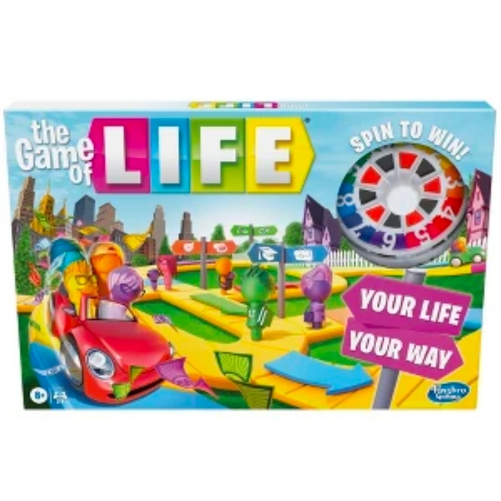 Hasbro The Game of Life Family Board Game - Your Life Your Way - Spin To Win